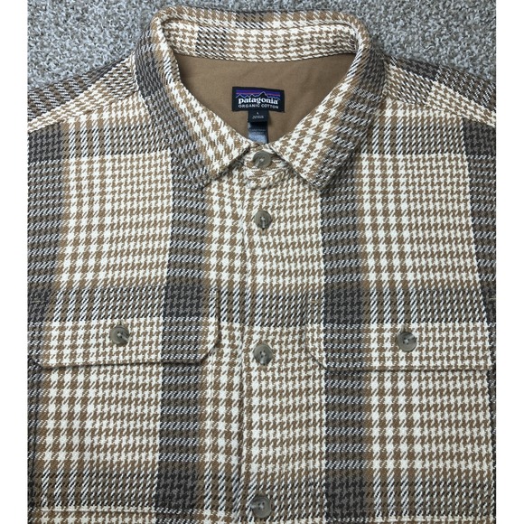 Patagonia Men's Organic Cotton Fjord Loft Thick Heavyweight Shirt Size Large